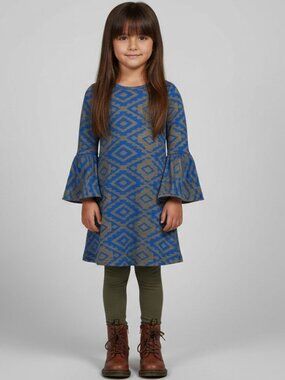 Joah Love NWT Dress Olive Print Jersey